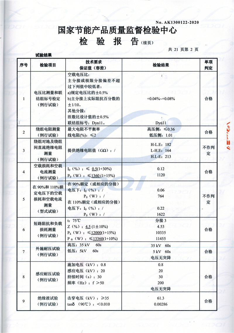 高低压试验报告-S11-1250资中资中资中油浸式变压器-2.jpg